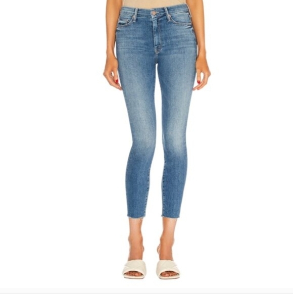 Mother The Looker Ankle Fray In Hey Sun - Picture 1 of 8